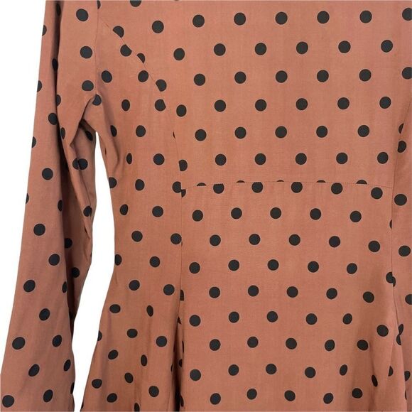 Christy Dawn Polka Dot Fox Dress 100% Viscose - Picture 5 of 9